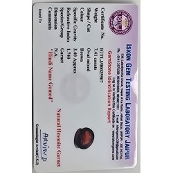 Gomed (Hessonite Garnet Stone) – Certified Natural Gemstone Gomed (Hessonite Garnet Stone) – Certified Natural Gemstone